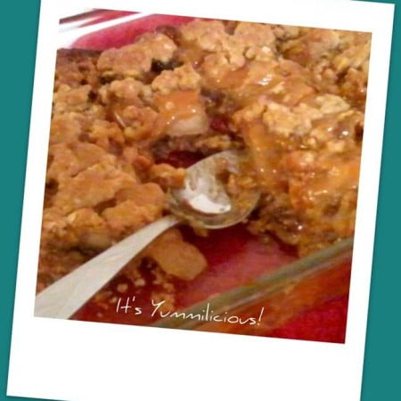 Caramel Apple Raisin Cobbler Recipe  Its YummiBites of food and life