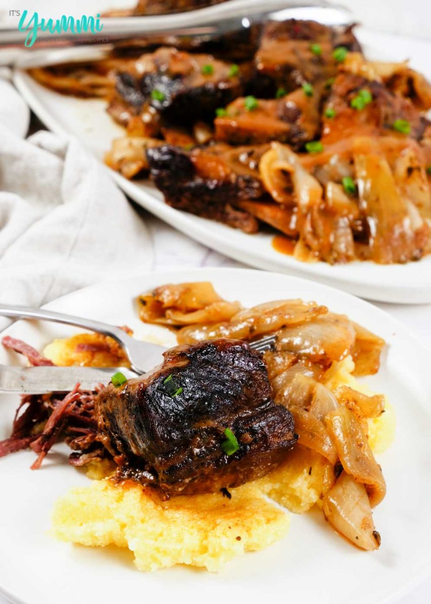 Slow Cooker Beer Braised Short Ribs Recipe | Easy Recipes by ItsYummi.com
