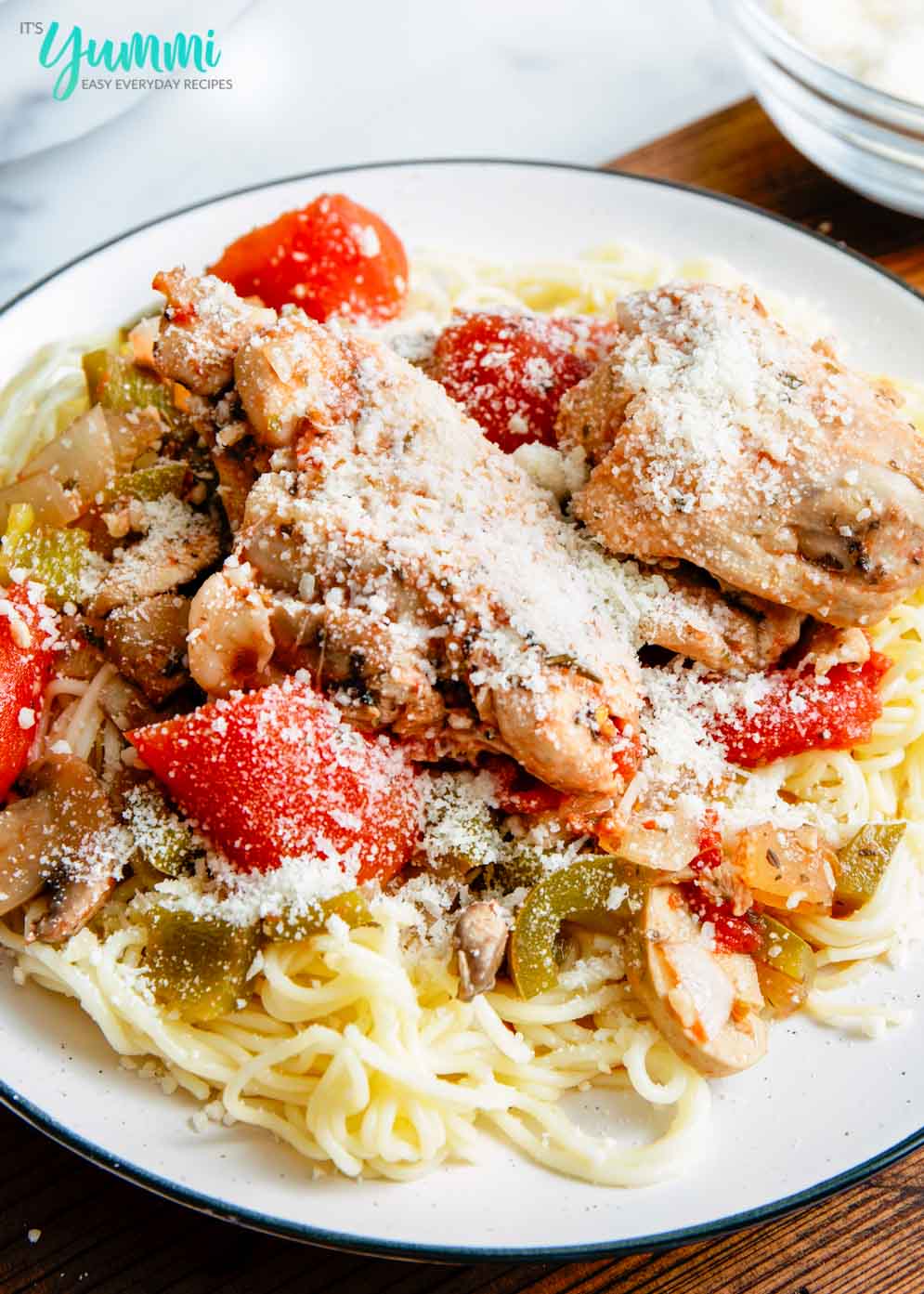 Crockpot Italian Chicken - Easy Recipes by ItsYummi.com