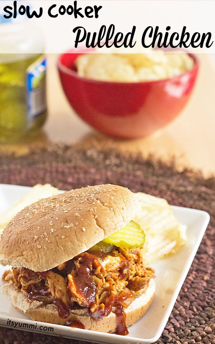 Slow Cooker Pulled Chicken Recipe | Its Yummi