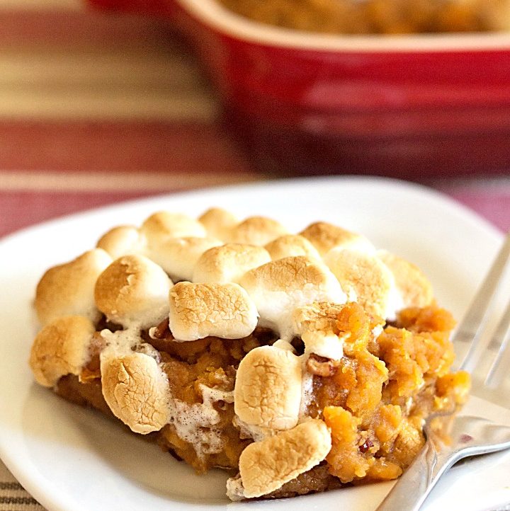 Canned Sweet Potato Casserole With Marshmallows Its Yummi