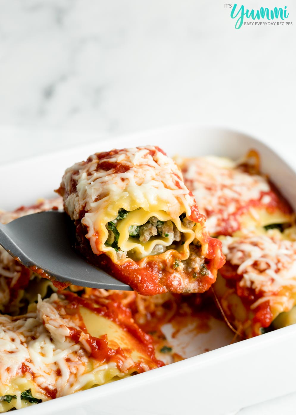 Lasagna Roll Ups with Spinach | Easy Recipes by It's Yummi