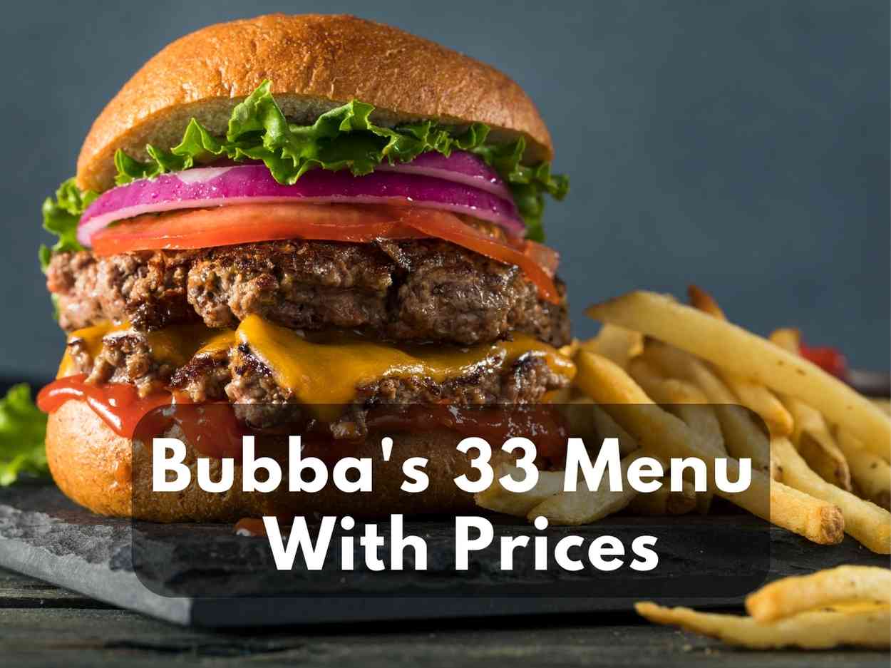 Blackened Bleu Burger, Bubba's 33 Burgers